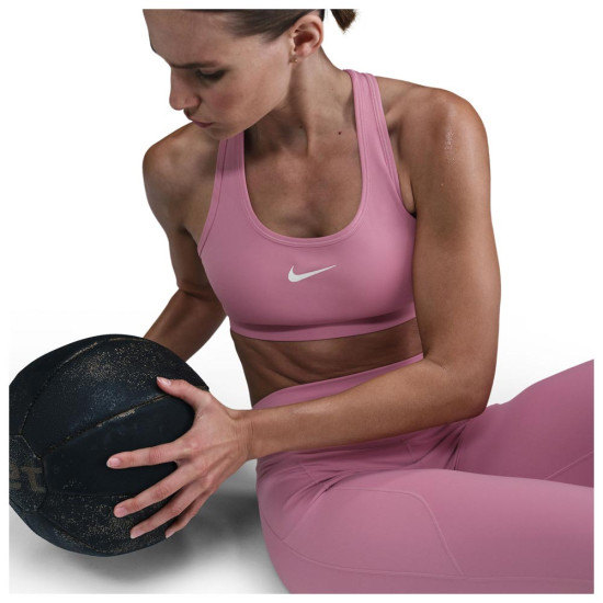 Nike Γυναικείο μπουστάκι Swoosh Medium-Support Padded Sports Bra